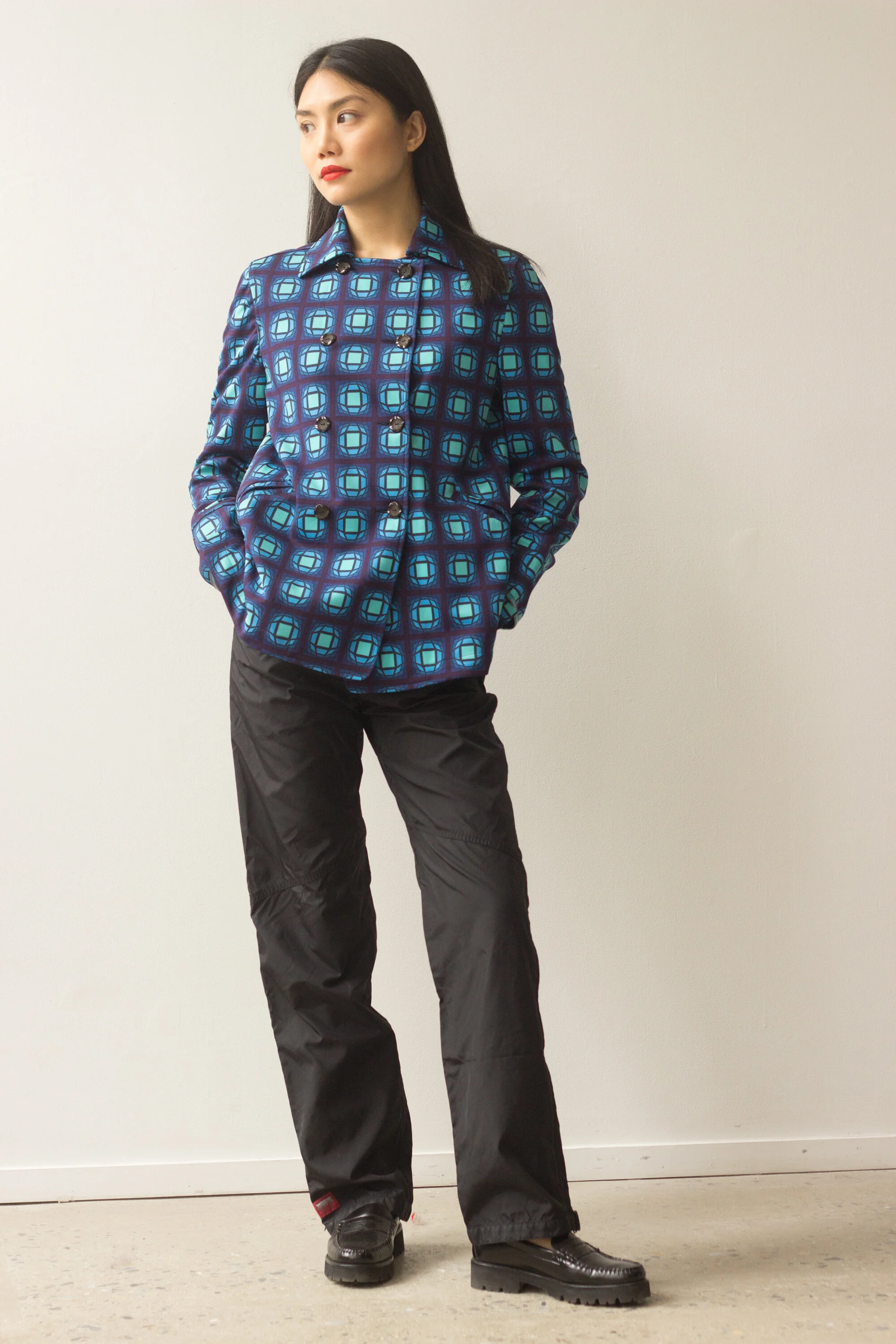 1990s Romeo Gigli Sport Op-Art Jacket — Wayward Collection